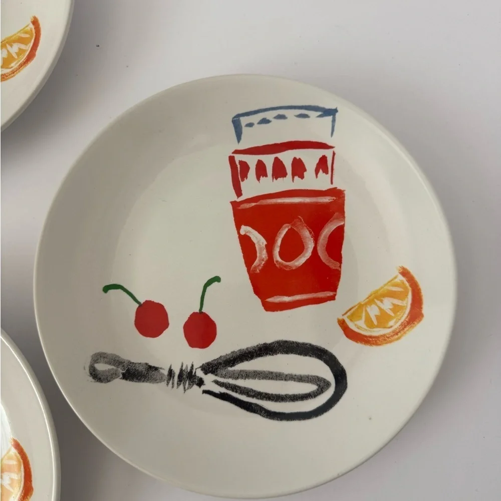 Kate Spade Lenox All in Good Taste Pretty Pantry Accent Plates New